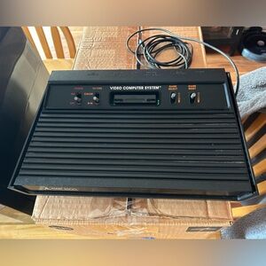 Atari 2600 Black Vader Console Untested, no controllers